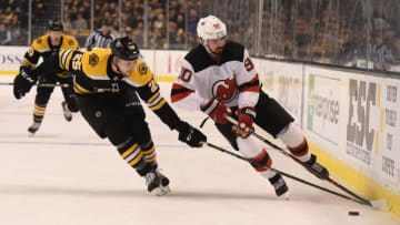 BOSTON, MA - JANUARY 23: Brandon Carlo