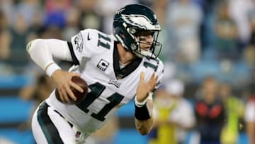 CHARLOTTE, NC - OCTOBER 12: Carson Wentz