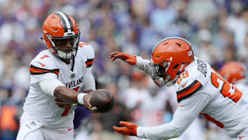 BALTIMORE, MD - SEPTEMBER 17: Quarterback DeShone Kizer