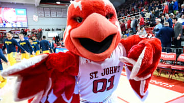 The mascot of the St. John's basketball team. (Photo by Porter Binks/Getty Images)