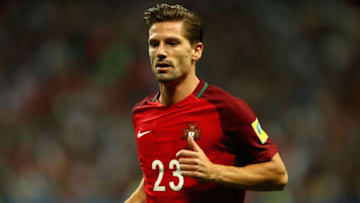 KAZAN, RUSSIA - JUNE 28: Adrien Silva of Portugal looks on during the FIFA Confederations Cup Russia 2017 Semi-Final between Portugal and Chile at Kazan Arena on June 28, 2017 in Kazan, Russia. (Photo by Ian Walton/Getty Images)