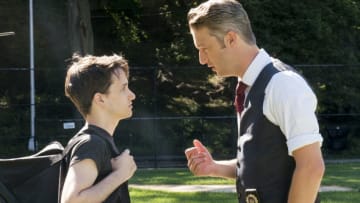 LAW & ORDER: SPECIAL VICTIMS UNIT -- "Man Up" Episode 2001 -- Pictured: (l-r) Bryce Romero as Sam Conway, Peter Scanavino as Dominick "Sonny" Carisi -- (Photo by: Barbara Nitke/NBC)