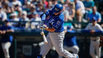 SEATTLE, WA - MAY 01: Mike Moustakas