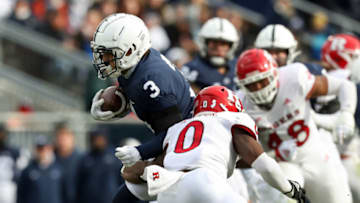 Parker Washington, Penn State Nittany Lions, Rutgers Scarlet Knights. (Mandatory Credit: Matthew OHaren-USA TODAY Sports)
