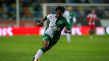 Sportings forward Gelson Martins from Portugal during Portuguese Cup match between Sporting CP v SC Praiense , at Alvalade Stadium in Lisbon on November 17, 2016. (Photo by Bruno Barros / DPI / NurPhoto via Getty Images)
