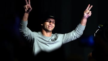 GDANSK, POLAND - OCTOBER 20: Donald Cerrone walks towards the stage during the UFC Fight Night Weigh-in inside Ergo Arena on October 20, 2017 in Gdansk, Poland. (Photo by Jeff Bottari/Zuffa LLC/Zuffa LLC via Getty Images)