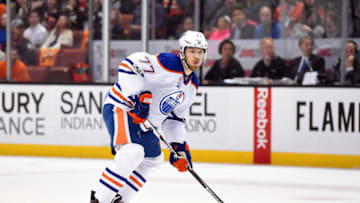 ANAHEIM, CA - APRIL 28: Edmonton Oilers Defenceman Oscar Klefbom. (Photo by Chris Williams/Icon Sportswire via Getty Images)