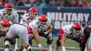 Cincinnati Bearcats quarterback Hayden Moore against Virginia Tech Hokies in the Military Bowl.