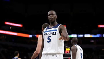 MINNEAPOLIS, MN - JANUARY 30: Gorgui Dieng #5 of the Minnesota Timberwolves. Copyright 2019 NBAE (Photo by Jordan Johnson/NBAE via Getty Images)