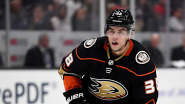 Derek Grant #38 of the Anaheim Ducks (Photo by Harry How/Getty Images)