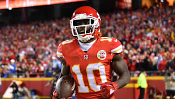 KANSAS CITY, MO - DECEMBER 16: Wide receiver Tyreek Hill