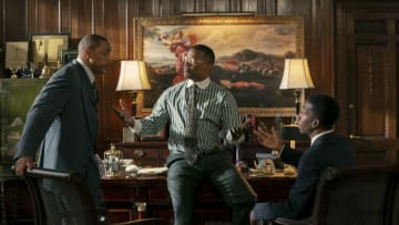 Dorian Missick as Reggie Douglas, Jamie Foxx as WIllie Gary, and Mamoudou Athie as Hal Dockins in The Burial Photo: Skip Bolen © AMAZON CONTENT SERVICES LLC