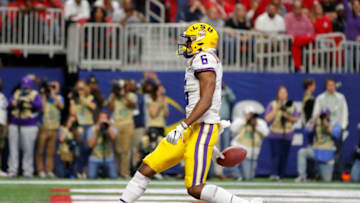 LSU football WR Terrace Marshall Jr (Photo by Todd Kirkland/Getty Images)