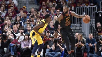 CLEVELAND, OH - APRIL 25: LeBron James