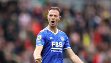 Jonny Evans of Leicester City (Photo by Alex Pantling/Getty Images)