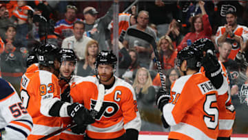 PHILADELPHIA, PA - OCTOBER 21: Claude Giroux