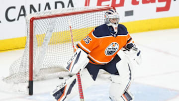 EDMONTON, AB - JANUARY 20: Goaltender Al Montoya
