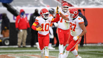 Kansas City Chiefs wide receiver Tyreek Hill (10) - Mandatory Credit: Ron Chenoy-USA TODAY Sports