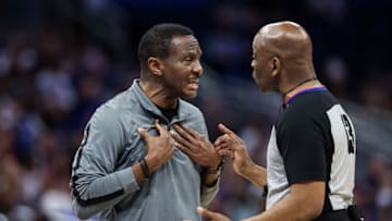 Head Coach Dwane Casey of the Detroit Pistons (Photo by James Gilbert/Getty Images)