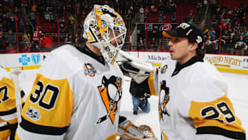 RALEIGH, NC - JANUARY 20: Marc-Andre Fleury
