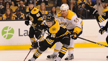 BOSTON, MA - OCTOBER 5: Anders Bjork