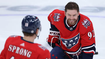 Evgeny Kuznetsov, Daniel Sprong, Washington Capitals Mandatory Credit: Geoff Burke-USA TODAY Sports