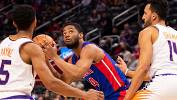 Detroit Pistons guard Cassius Stanley. Mandatory Credit: Raj Mehta-USA TODAY Sports