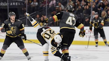 LAS VEGAS, NV - OCTOBER 15: Luca Sbisa