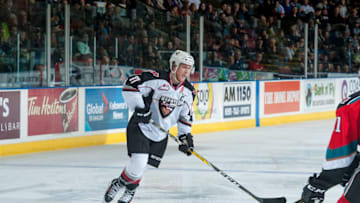 KELOWNA, CANADA - NOVEMBER 18: Tyler Benson. (Photo by Marissa Baecker/Getty Images)