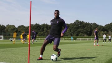 ENFIELD, ENGLAND - AUGUST 30: Victor Wanyama of Tottenham Hotspur during the Tottenham Hotspur training session at Tottenham Hotspur Training Centre on August 30, 2018 in Enfield, England. (Photo by Tottenham Hotspur FC/Tottenham Hotspur FC via Getty Images)