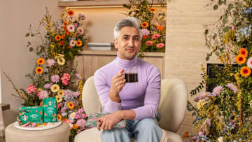 Tan France and Starbucks partner on a Spring Coffee Break, photo provided by Starbucks