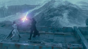 Daisy Ridley is Rey and Adam Driver is Kylo Ren in STAR WARS: THE RISE OF SKYWALKER