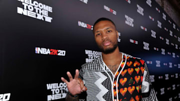 LOS ANGELES, CALIFORNIA - SEPTEMBER 05: Damian Lillard attends the NBA 2K20: Welcome to the Next on September 05, 2019 in Los Angeles, California. (Photo by John Sciulli/Getty Images for NBA 2K20)