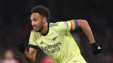 Pierre-Emerick Aubameyang of Arsenal. (Photo by Shaun Botterill/Getty Images)