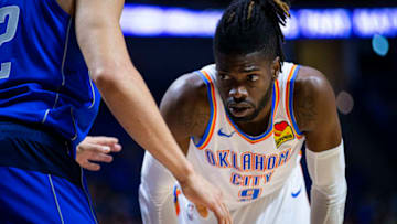 Nerlens Noel #9 of the Oklahoma City Thunder (Photo by Zach Beeker/NBAE via Getty Images)