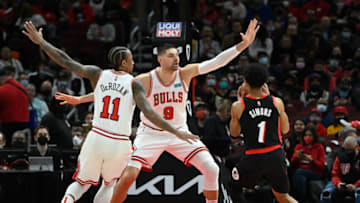DeMar DeRozan, Nikola Vucevic, Chicago Bulls Mandatory Credit: Matt Marton-USA TODAY Sports