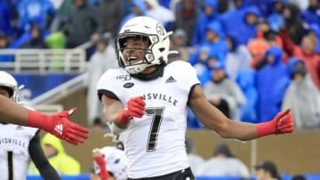 Dez Fitzpatrick #7 of the Louisville Cardinals (Photo by Andy Lyons/Getty Images)