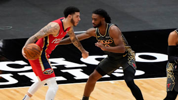 Lonzo Ball, Coby White, Chicago Bulls Mandatory Credit: Mike Dinovo-USA TODAY Sports