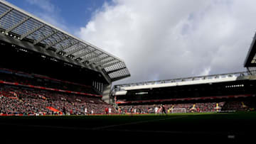 LIVERPOOL, ENGLAND - MARCH 10: A general view of the Premier League match between Liverpool FC and Burnley FC at Anfield on March 10, 2019 in Liverpool, United Kingdom. (Photo by Michael Regan/Getty Images)