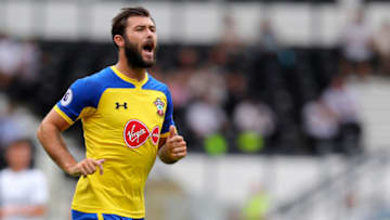 DERBY, ENGLAND - JULY 21: Charlie Austin of Southampton during the pre-season friendly match between Derby County and Southampton at Pride Park on July 21, 2018 in Derby, England. (Photo by Matt Watson/Southampton FC via Getty Images)