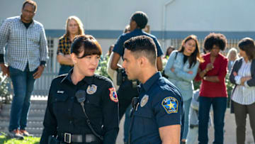 9-1-1: LONE STAR: L-R: Liv Tyler and Rafael Silva in the ÒStudsÓ episode of 9-1-1: LONE STAR airing Monday, Feb. 10 (8:00-9:01 PM ET/PT) on FOX. ©2020 Fox Media LLC. CR: Jack Zeman/FOX.