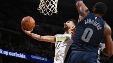 DENVER, CO - MARCH 15: Jamal Murray
