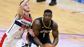 Zion Williamson #1 of the New Orleans Pelicans (Photo by Jonathan Bachman/Getty Images)