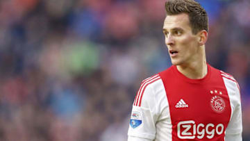 Arek Milik of Ajax during the Dutch Eredivisie match between Ajax Amsterdam and AZ Alkmaar at the Amsterdam Arena on February 28, 2016 in Amsterdam, The Netherlands(Photo by VI Images via Getty Images)