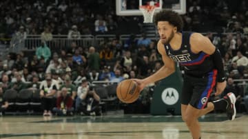 Cade Cunningham #2 of the Detroit Pistons (Photo by Patrick McDermott/Getty Images)