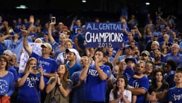 Royals Win Central - Mandatory Credit: John Rieger-USA TODAY Sports