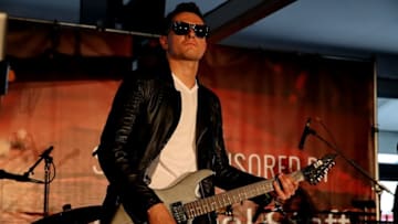 Verizon IndyCar Series driver Mikhail Aleshin performs during the Rev kick-off event. Photo Credit: Chris Jones/Courtesy of IndyCar