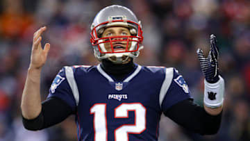 FOXBOROUGH, MA - JANUARY 13: Tom Brady