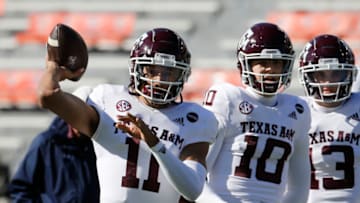 Kellen Mond, Texas A&M Football Mandatory Credit: John Reed-USA TODAY Sports
