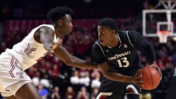 Cincinnati Bearcats forward Tre Scott against the Temple Owls at the Liacouras Center. USA Today.